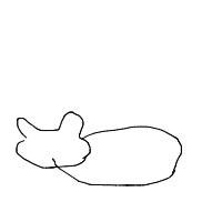 sleeping cat drawing by granbig2026 in Artbitrator
