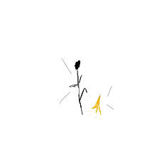 slipping on banana peel drawing by ynkii3 in Artbitrator