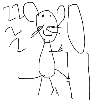 sleepy dog drawing by tntgamer766 in Artbitrator