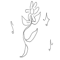 flower dancing drawing by aphrodite707 in Artbitrator