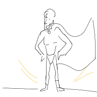 hero landing drawing by aphrodite707 in Artbitrator