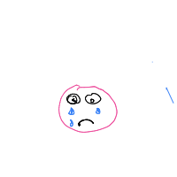 crying drawing by eekler in Artbitrator