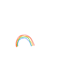 rainbow drawing by eekler in Artbitrator