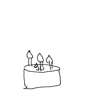 birthday cake drawing by eekler in Artbitrator