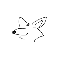 sneaky fox drawing by eekler in Artbitrator