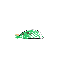 shy turtle drawing by eekler in Artbitrator