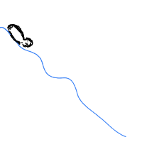 penguin sliding drawing by eekler in Artbitrator