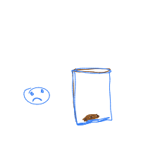 last cookie in jar drawing by eekler in Artbitrator