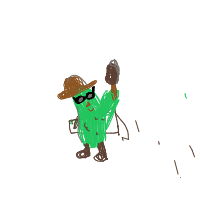 dancing cactus drawing by eekler in Artbitrator