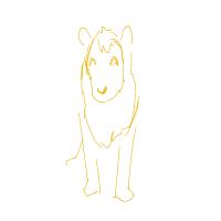 proud lion drawing by viviolet in Artbitrator