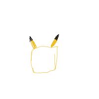 pikachu drawing by eekler in Artbitrator