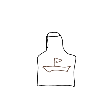 ship in bottle drawing by eekler in Artbitrator