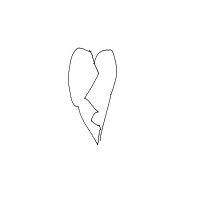 broken heart drawing by vanty03 in Artbitrator