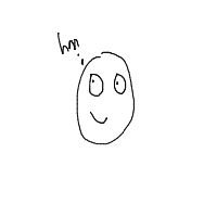 thinking face drawing by vanty03 in Artbitrator