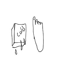 cold feet drawing by vanty03 in Artbitrator