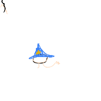 wizard casting a spell drawing by eekler in Artbitrator