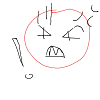 angry face drawing by vieartzz in Artbitrator
