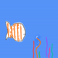 clownfish drawing by zaynah in Artbitrator