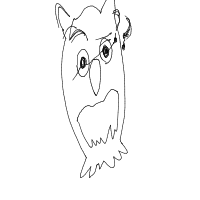 confused owl drawing by nicoooni16 in Artbitrator