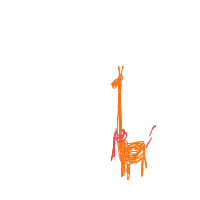 giraffe with scarf drawing by nicoooni16 in Artbitrator