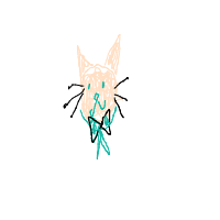 cat with tie drawing by chloeann19 in Artbitrator