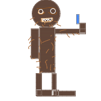 bigfoot taking selfie drawing by asasas in Artbitrator