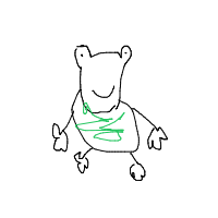 happy frog drawing by funneeguy in Artbitrator