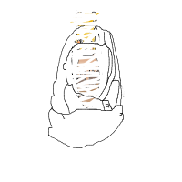 hiding under blanket drawing by topstation1 in Artbitrator