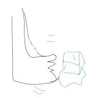 cold feet drawing by kimkim in Artbitrator