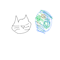 cats planning world domination drawing by kimkim in Artbitrator