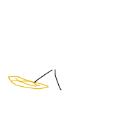 slipping on banana peel drawing by kimkim in Artbitrator