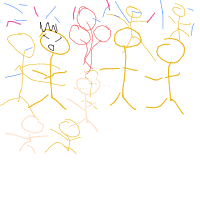 surprise reunion drawing by kimkim in Artbitrator