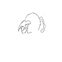 sleeping cat drawing by srrm in Artbitrator