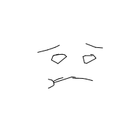 sad face drawing by gingerpluto in Artbitrator
