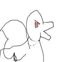 angry duck drawing by emmag139 in Artbitrator