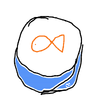 fish in bowl drawing by ilov3god in Artbitrator