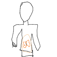 butterflies in stomach drawing by ilov3god in Artbitrator