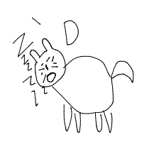 sleepy dog drawing by astha688 in Artbitrator