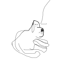 sleepy dog drawing by utku in Artbitrator