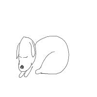 sleepy dog drawing by lavaberry in Artbitrator