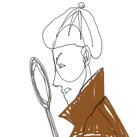 detective solving crime drawing by ilnaz678 in Artbitrator