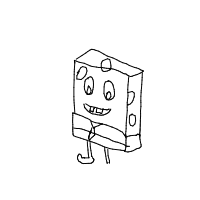 spongebob drawing by karlienpienaar in Artbitrator