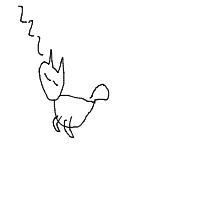 sleeping cat drawing by thiagoismael in Artbitrator