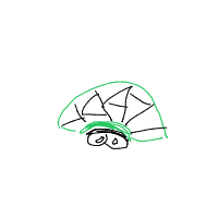 shy turtle drawing by adhdisomfg in Artbitrator