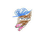 dog in costume drawing by adhdisomfg in Artbitrator