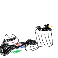 raccoon trash panda drawing by adhdisomfg in Artbitrator