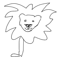 lion roaring drawing by adhdisomfg in Artbitrator