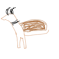 antelope drawing by adhdisomfg in Artbitrator