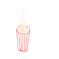 popcorn popping drawing by hyahoo in Artbitrator