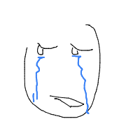 crying face drawing by damianxx in Artbitrator